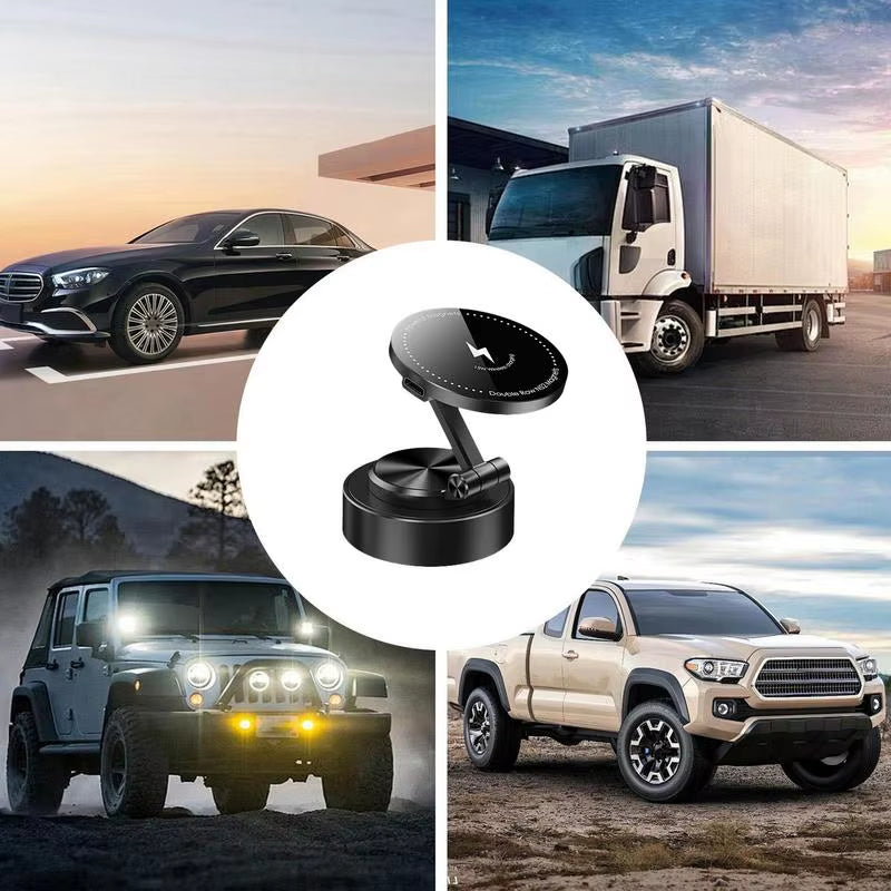 Magnet Phone Holder Mobile Phone Mount 360 Rotation Suction Cup Air Vent Smartphone Cradle Windshield Support for Dashboard