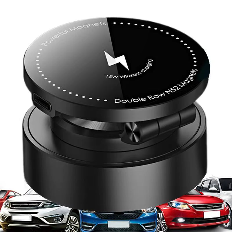 Magnet Phone Holder Mobile Phone Mount 360 Rotation Suction Cup Air Vent Smartphone Cradle Windshield Support for Dashboard