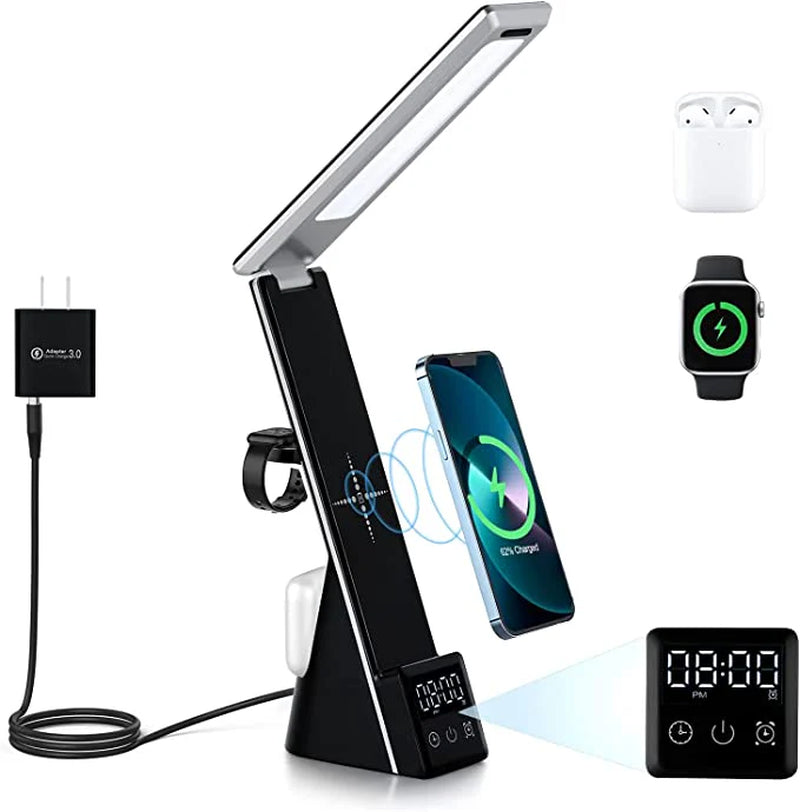 -Mini - 7 in 1 Multifunctional LED Desk Lamp with Wireless Charger