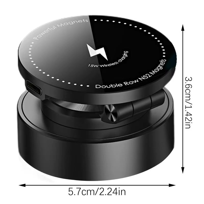 Magnet Phone Holder Mobile Phone Mount 360 Rotation Suction Cup Air Vent Smartphone Cradle Windshield Support for Dashboard