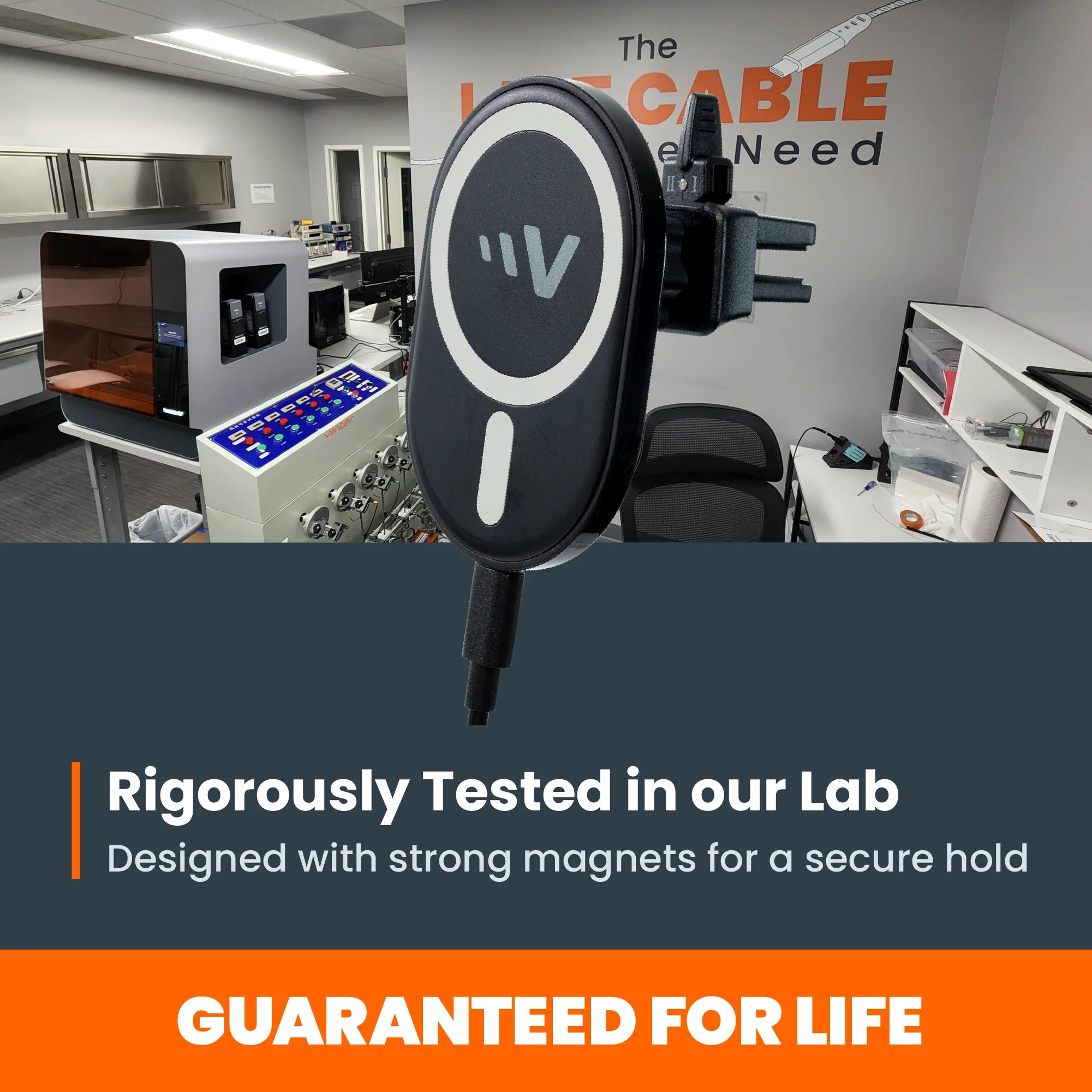 15W ULTRAFAST Magnetic Wireless Car Charger Mount