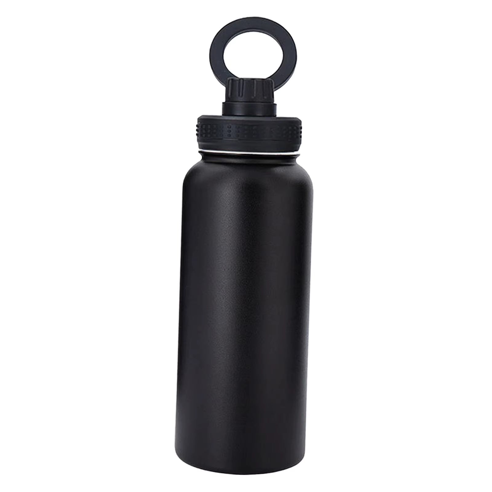 Insulated Water Bottle with Phone Holder 1000Ml Leakproof Sports Water Bottle Drink Bottle for Office Trip Outdoor Gym Household