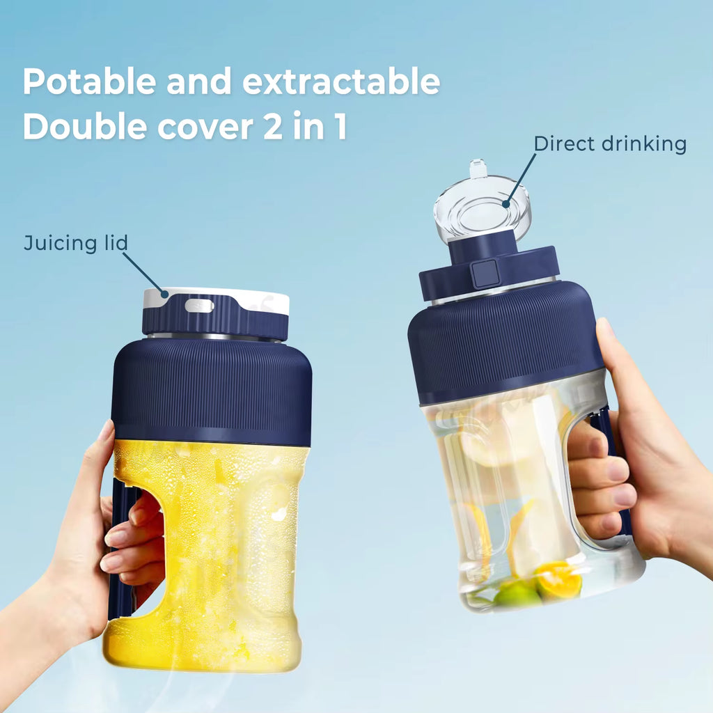 Sport Portable Blender Fresh Juice Blender Smoothies Electric Juicer USB Rechargeable Mixer Machine 1000Ml Large Water Bottle
