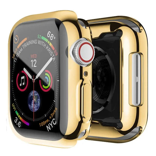 Screen Protector for Apple Watch Ultra 3 2 49 41 44 40 45 46 42Mm TPU Bumper Cover Case for Iwatch Series 11 10 9 8 7 SE 6 5 4