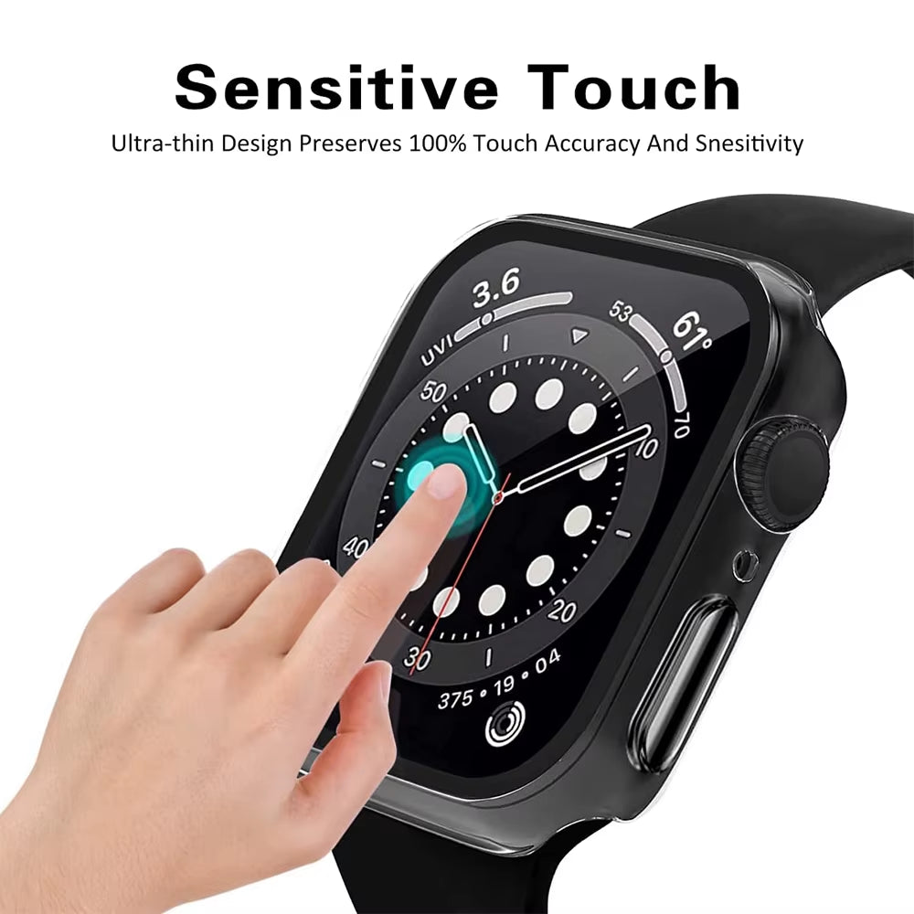 Screen Protector for Apple Watch Ultra 3 2 49 41 44 40 45 46 42Mm TPU Bumper Cover Case for Iwatch Series 11 10 9 8 7 SE 6 5 4