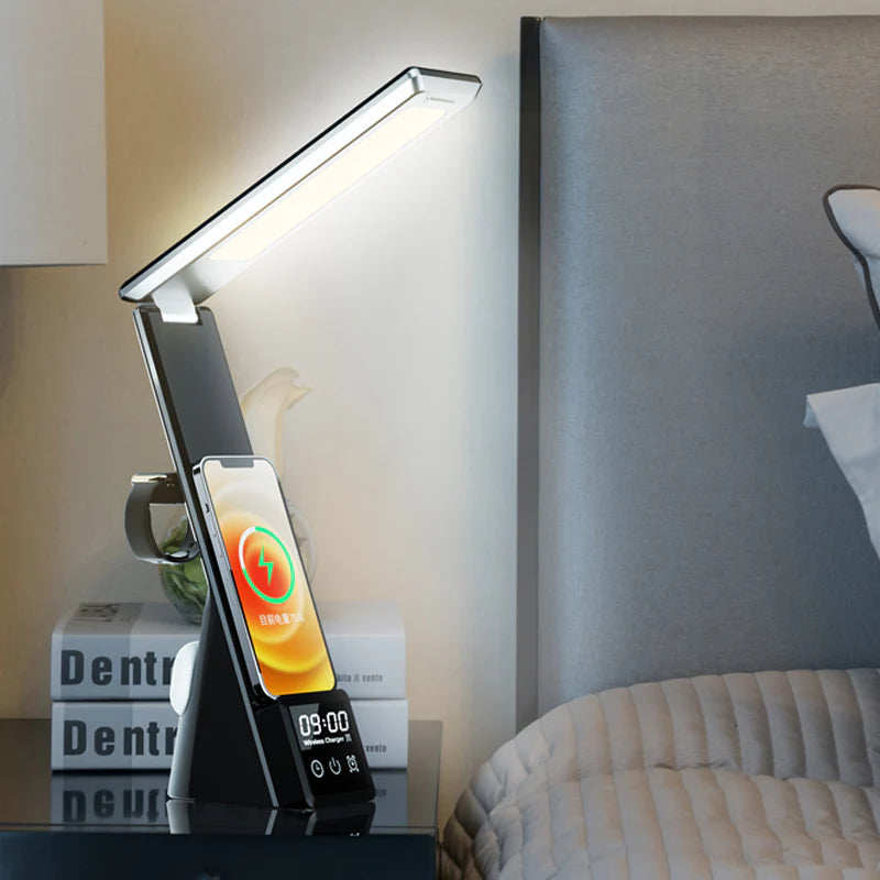 -Mini - 7 in 1 Multifunctional LED Desk Lamp with Wireless Charger