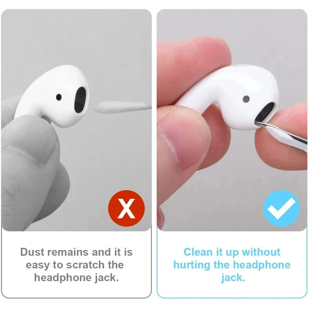 Cleaner Sets for Bluetooth Earphone Airpods Pro 1 2 3 Earbuds Case Cleaning Pen Brush Tools for Samsung Xiaomi Huawei Airdots