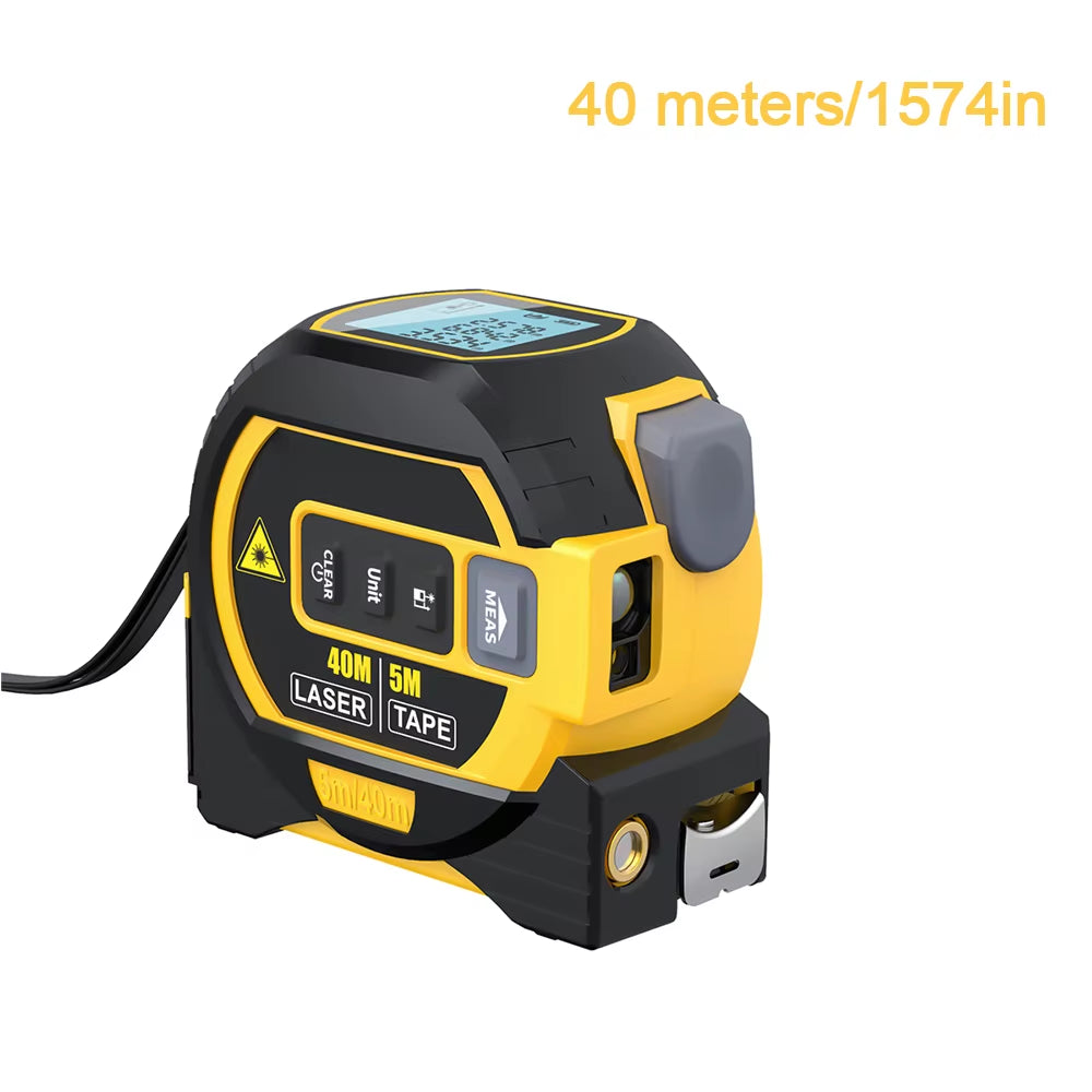 3In1 Laser Rangefinder Laser 40M / 60M Distance Meter Measuring Laser Tape Measure Digital Laser Rangefinder Scale Area Distance